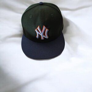 New Era 59FIFTY Yankees Hat 7 1/2 – Green/Navy